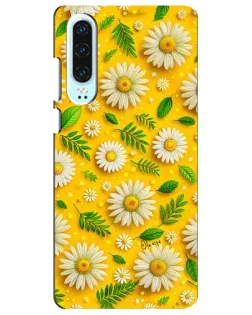 Чехол для Huawei P30 с картинкой «Ромашковое солнце»