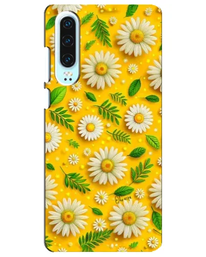 Чехол для Huawei P30 с картинкой «Ромашковое солнце»