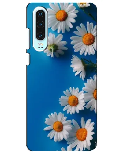 Чехол для Huawei P30 с картинкой «Белоснежные маргаритки»
