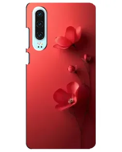 Чехол для Huawei P30 с картинкой «Маковые соцветия»