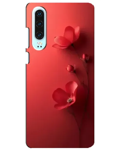 Чехол для Huawei P30 с картинкой «Маковые соцветия»