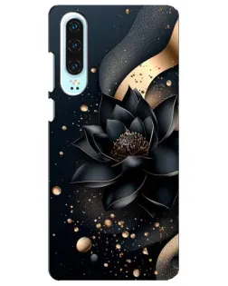 Чехол для Huawei P30 с картинкой «Черный лотос»