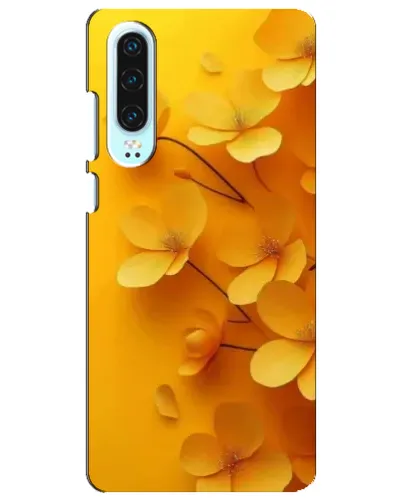 Чехол для Huawei P30 с картинкой «Золотые лепестки»