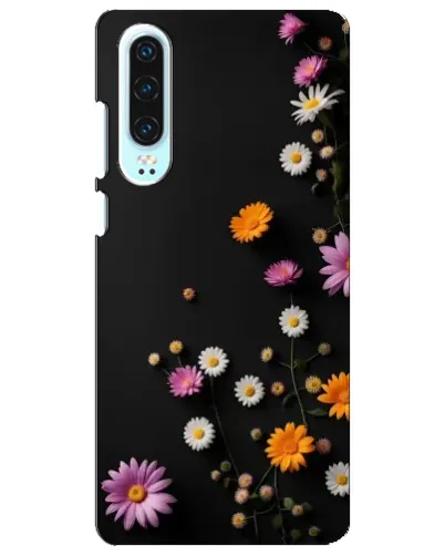Чехол для Huawei P30 с картинкой «Цветочная композиция»