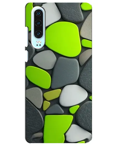 Чехол для Huawei P30 с картинкой «Яркая неоновая галька» Чехол для Huawei P30 с картинкой «Яркая неоновая галька»