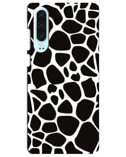 Чехол для Huawei P30 с картинкой «Черно-белый жираф» Чехол для Huawei P30 с картинкой «Черно-белый жираф»