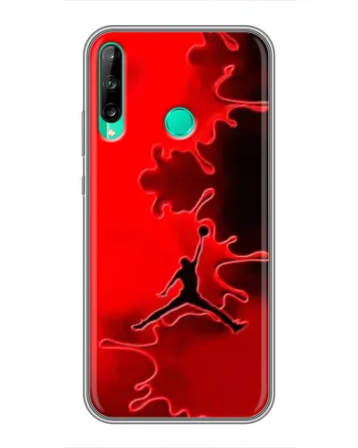 Чехол для Huawei P40 Lite e с картинкой «Jordan Red Smoke» Чехол для Huawei P40 Lite e с картинкой «Jordan Red Smoke»