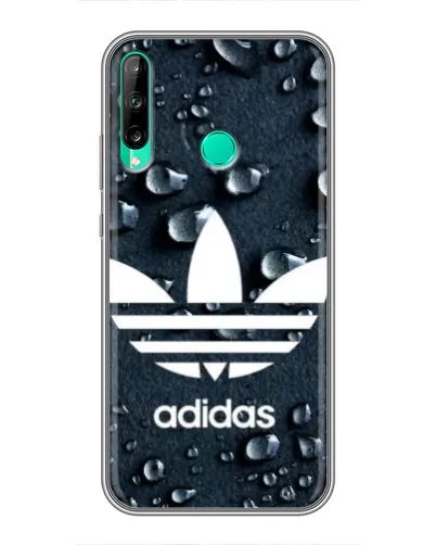 Чехол для Huawei P40 Lite e с картинкой «Adidas Trefoil Blue» Чехол для Huawei P40 Lite e с картинкой «Adidas Trefoil Blue»