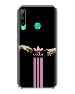 Чехол для Huawei P40 Lite e с картинкой «Adidas Hands»