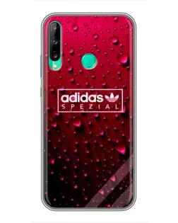 Чехол для Huawei P40 Lite e с картинкой «Adidas Gold Marble»