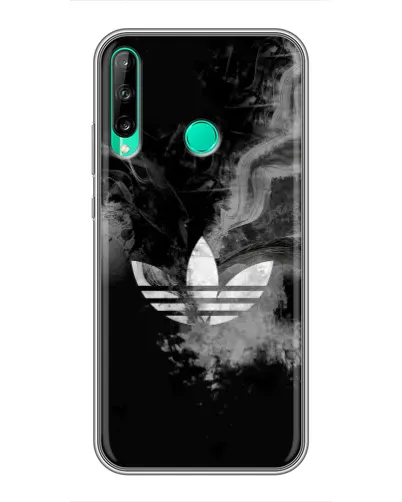 Чехол для Huawei P40 Lite e с картинкой «Абстрактный дым Adidas» Чехол для Huawei P40 Lite e с картинкой «Абстрактный дым Adidas»