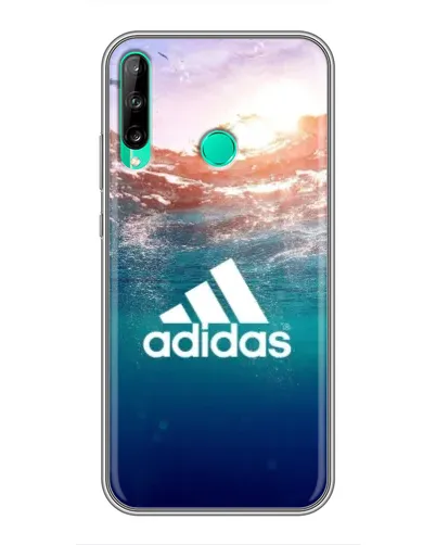 Чехол для Huawei P40 Lite e с картинкой «Океанская глубина адидас» Чехол для Huawei P40 Lite e с картинкой «Океанская глубина адидас»