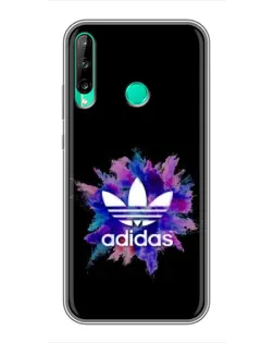 Чехол для Huawei P40 Lite e с картинкой «Взрыв красок Adidas»