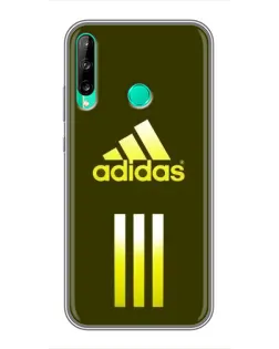 Чехол для Huawei P40 Lite e с картинкой «Оливковый градиент Adidas»