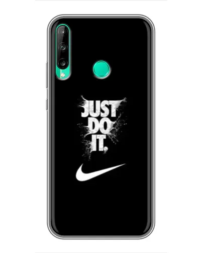 Чехол для Huawei P40 Lite e с картинкой «Текстовый принт Nike» Чехол для Huawei P40 Lite e с картинкой «Текстовый принт Nike»