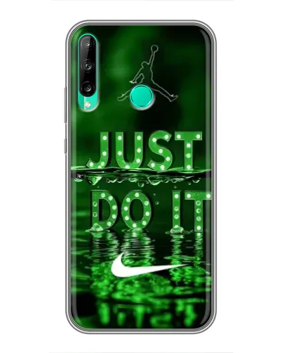 Чехол для Huawei P40 Lite e с картинкой «Зеленый неоновый Nike» Чехол для Huawei P40 Lite e с картинкой «Зеленый неоновый Nike»