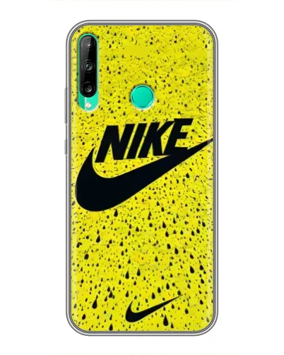 Чехол для Huawei P40 Lite e с картинкой «Желтый текстурный Nike» Чехол для Huawei P40 Lite e с картинкой «Желтый текстурный Nike»
