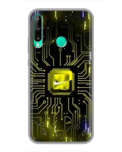 Чехол для Huawei P40 Lite e с картинкой «Nike — золотая искра» Чехол для Huawei P40 Lite e с картинкой «Nike — золотая искра»