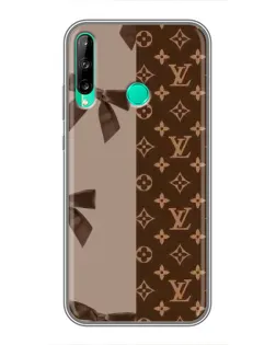 Чехол для Huawei P40 Lite e с картинкой «Louis Vuitton — банты»