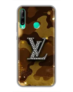 Чехол для Huawei P40 Lite e с картинкой «Камуфляжный Louis Vuitton»