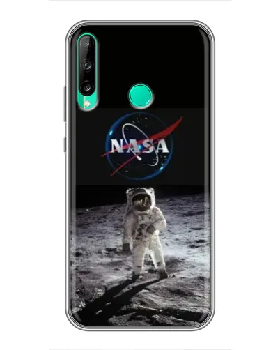 Чохол для Huawei P40 Lite e з картинкою «Астронавт на Місяці»