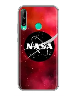 Чехол для Huawei P40 Lite e с картинкой «NASA — красная туманность»