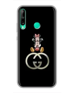 Чохол для Huawei P40 Lite e з картинкою «Мінні Маус на лого»