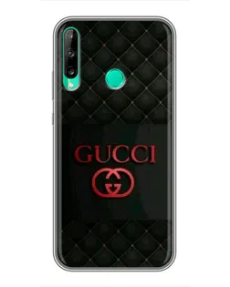 Чохол для Huawei P40 Lite e з картинкою «Gucci — стьобаний чорний»