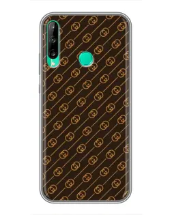 Чохол для Huawei P40 Lite e з картинкою «Gucci — золоті діагоналі»