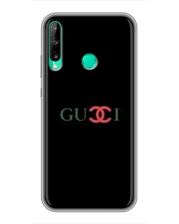 Чохол для Huawei P40 Lite e з картинкою «Gucci — червоний градієнт»