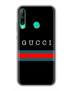 Чохол для Huawei P40 Lite e з картинкою «Gucci — червоний пояс»