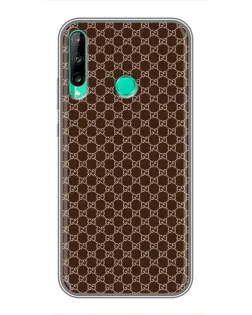 Чохол для Huawei P40 Lite e з картинкою «Gucci — шоколадна сітка» Чохол для Huawei P40 Lite e з картинкою «Gucci — шоколадна сітка»