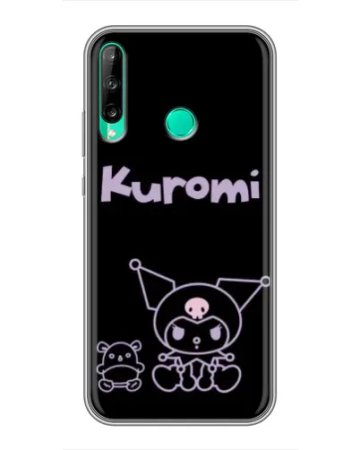 Чохол для Huawei P40 Lite e з картинкою «Kuromi — чорний мінімалізм» Чохол для Huawei P40 Lite e з картинкою «Kuromi — чорний мінімалізм»