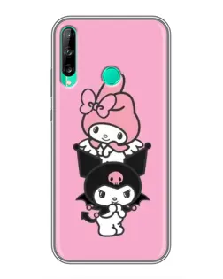 Чохол для Huawei P40 Lite e з картинкою «My Melody та Kuromi» Чохол для Huawei P40 Lite e з картинкою «My Melody та Kuromi»