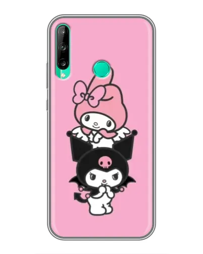 Чохол для Huawei P40 Lite e з картинкою «My Melody та Kuromi» Чохол для Huawei P40 Lite e з картинкою «My Melody та Kuromi»