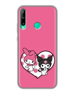 Чохол для Huawei P40 Lite e з картинкою «Kuromi та My Melody» Чохол для Huawei P40 Lite e з картинкою «Kuromi та My Melody»
