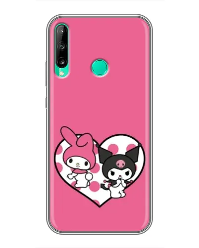 Чохол для Huawei P40 Lite e з картинкою «Kuromi та My Melody» Чохол для Huawei P40 Lite e з картинкою «Kuromi та My Melody»