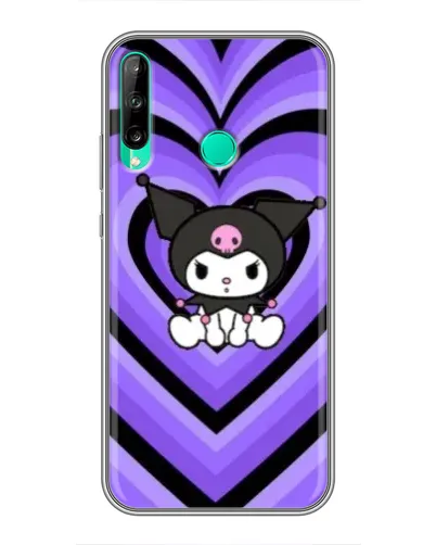 Чохол для Huawei P40 Lite e з картинкою «Kuromi та фіолетові серця» Чохол для Huawei P40 Lite e з картинкою «Kuromi та фіолетові серця»
