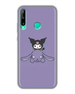 Чохол для Huawei P40 Lite e з картинкою «Kuromi на ліловому фоні» Чохол для Huawei P40 Lite e з картинкою «Kuromi на ліловому фоні»
