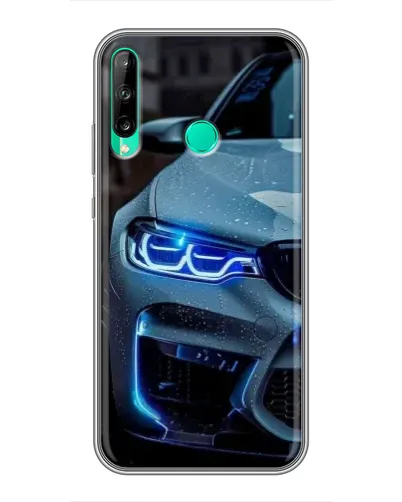 Чохол для Huawei P40 Lite e з картинкою «Погляд BMW з синіми фарами» Чохол для Huawei P40 Lite e з картинкою «Погляд BMW з синіми фарами»