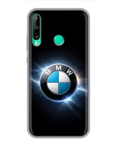 Чохол для Huawei P40 Lite e з картинкою «BMW — неонове сяйво» Чохол для Huawei P40 Lite e з картинкою «BMW — неонове сяйво»