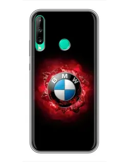 Чохол для Huawei P40 Lite e з картинкою «Логотип BMW — спалах»