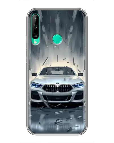 Чохол для Huawei P40 Lite e з картинкою «BMW у світлі фар» Чохол для Huawei P40 Lite e з картинкою «BMW у світлі фар»