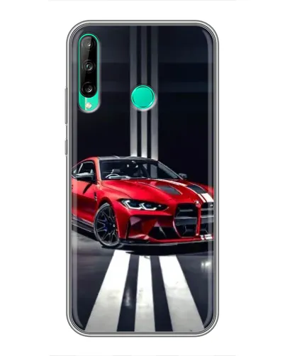 Чохол для Huawei P40 Lite e з картинкою «Червона BMW на дорозі» Чохол для Huawei P40 Lite e з картинкою «Червона BMW на дорозі»