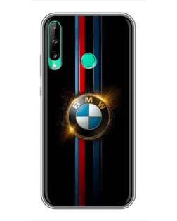 Чохол для Huawei P40 Lite e з картинкою «BMW M-Power неон»