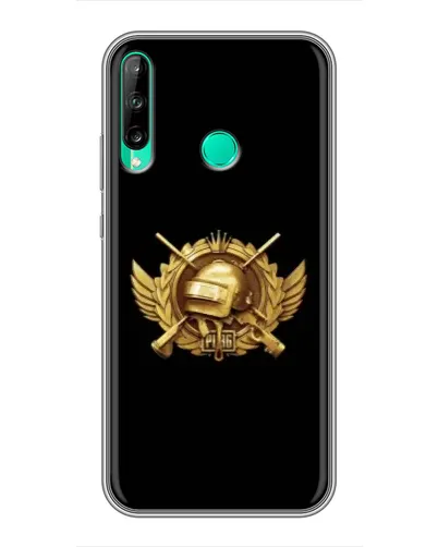 Чохол для Huawei P40 Lite e з картинкою «PUBG — помаранчевий градієнт»