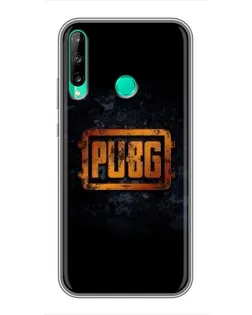 Чохол для Huawei P40 Lite e з картинкою «PUBG — золотий логотип»