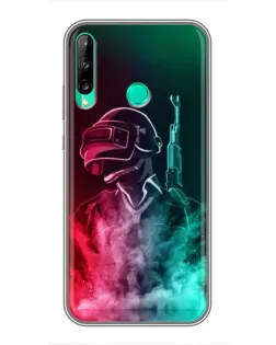 Чохол для Huawei P40 Lite e з картинкою «PUBG — вогняний воїн»