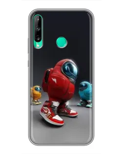 Чохол для Huawei P40 Lite e з картинкою «Among Us — 3D стиль»