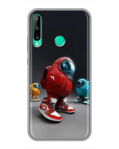 Чохол для Huawei P40 Lite e з картинкою «Among Us — 3D стиль»